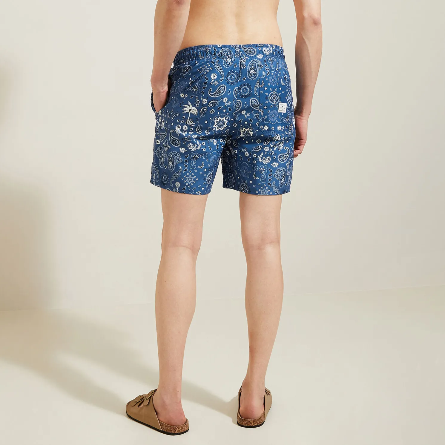 Zwemshort met bandanaprint