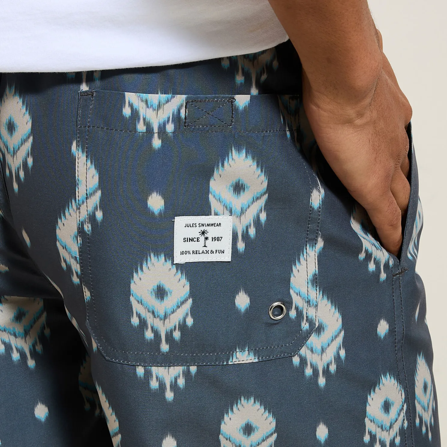 Zwemshort met fantasieprint